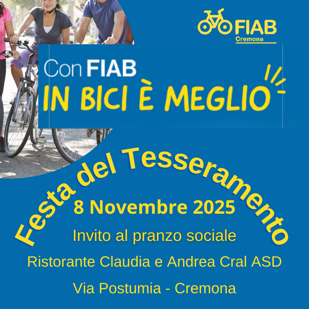 Festa del tesseramento 2026 - Pranzo sociale